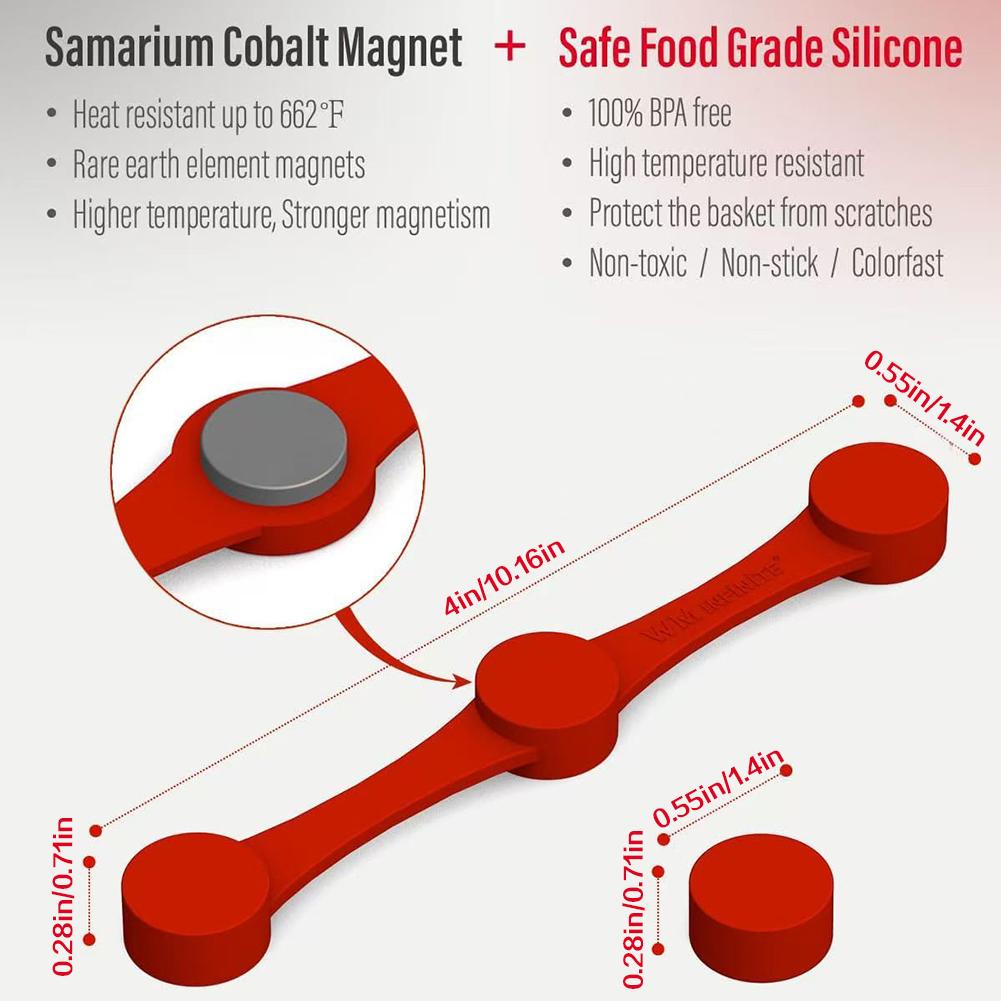 Airs Fryer Magnets Silicone Buckle For Fixing Airs Fryer Paper Liners Premium Airs Fryer Accessories Airs Fryer Accessories