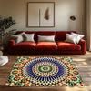 Moroccan Area Rug Vintage Persian Carpet Bohemian Floor Mat Home Decor Living Room Bedroom Kilim Non Slip Washable