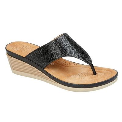 Moteriški / moteriški Sandra Sparkle Wedge sandalai