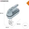 Ручной миксер Kenwood HMP40.000GY Quick Mix Go storm blue (0W22210034)