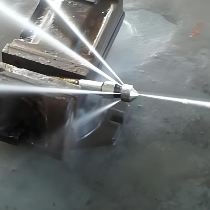 Steel 1/4 Inch Drain Cleaner Nozzle Heavy Duty Clog Removal Tool Unclogging Nozzles Easy To Use for Pipes & Sewer Lines