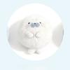 Cute Cartoon Seal Plush Pendant Decorative Plush Keychain Doll Backpack Charms Birthday Gift Keychain Accessories