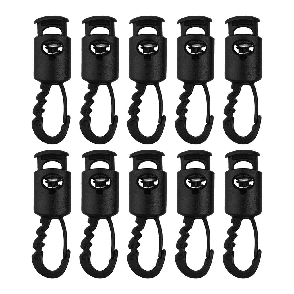 Secure and Quick To Use Awning Hook Clamp for Tent Wind Ropes Pack of 10