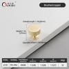 Oukali New Release Modern French Furniture Cabinet Handle Kitchen Drawer Brushed Copper Zinc Pull Handles
