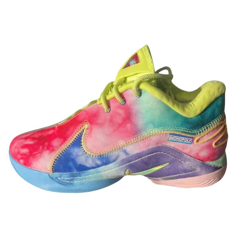 Nike LeBron 22 What The Monopoly Tie Dye Translucent Outsole Sneakers HV8080-300