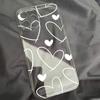Custom White Heart iPhone Case for Models 12/11, 13, 15, 16 Pro, 17 Pro Max