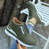 Plus Size Sneakers Fall 2025 New Platform Lace-up Comfortable Running Shoes for Women