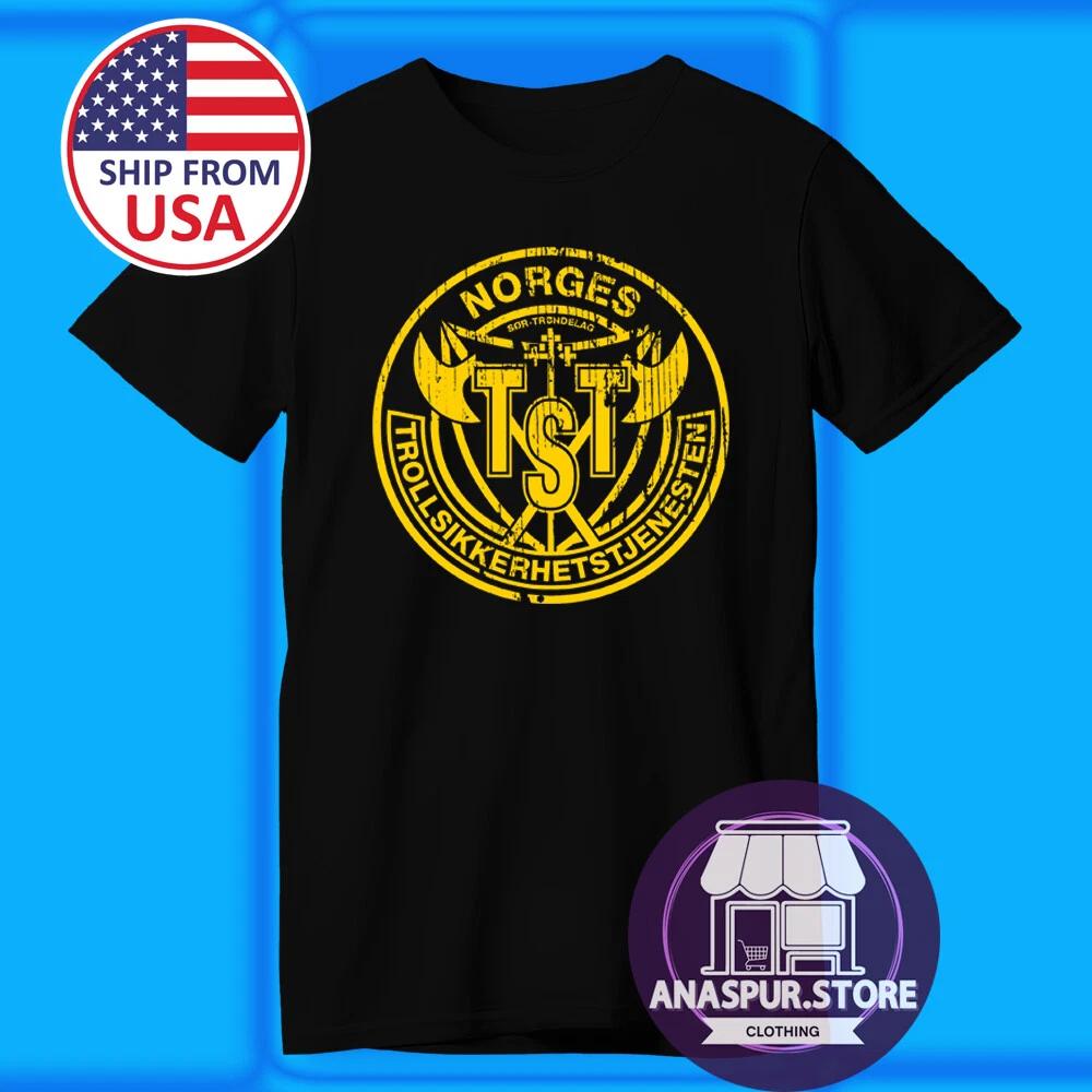 TROLL SECURITY TROLL SIKKERHETS TJENESTEN Men s Black Size S-5XL 3XL