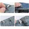 Eleganter Schmetterlings-Taillenstraffer-Knopf für Damen Rock Hose Jeans Taillenstraffer Clip Metallstift Kleidung Befestigung