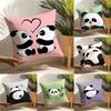 Lovely Panda Pillow Case Home Living Room Decoration Linen Pillow Cases Cushion Cover