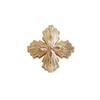 14K Gold-Filled Zircon Clover Spacer Beads: Crystal Bracelet DIY Jewelry Accessories