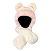 Casual Winter Balaclava Hat Bowknot Windproof Ear Protection Hat Keep Warm Thickened Integrated Scarf Hat Set for Women