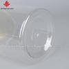 100-Opening Transparent PET Plastic Jar with Aluminum Lid for Kitchen Spices, Nuts, and Snacks