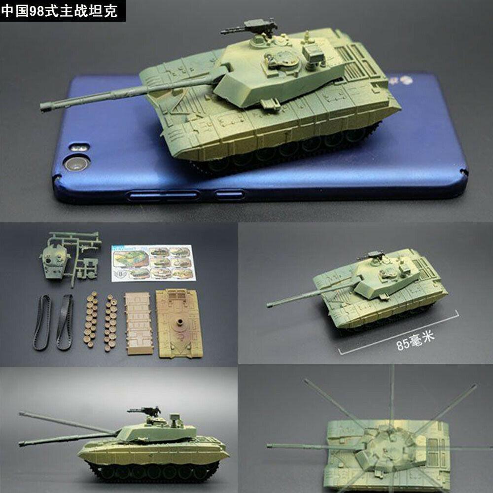 

1/72 4D Assemble Tank Model Kit T72-M1 JSU-152 M1 Panther II The Battle Chariot Series World War Toy