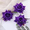7cm Velvet Silk Rose Flower Head for DIY, Photography, Wedding Arch, and Decor.