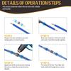 100/200PCS Heat Shrink Connectors Sleeve Tube Terminals Electrical Butt Splice Wire Connector Splice Solder Insulated Cable