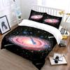 Galaxy-Themed Three-Piece Set Decor Soft Comfortable Duvet Cover Bedding Set Included 1*Duvet Cover & 2*Pillowcases gift