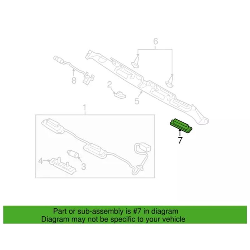 Strong Car Trunk Lock Mechanism Plastic Waterproof Designs Ergonomic Trunk Handle Actuator 81260-3S000 for Vehicle