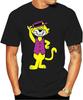 Top Cat Cartoon Retro Vintage T Shirt Grey Don Gato Hanna Barbera Funny Tops Tee Shirt Black