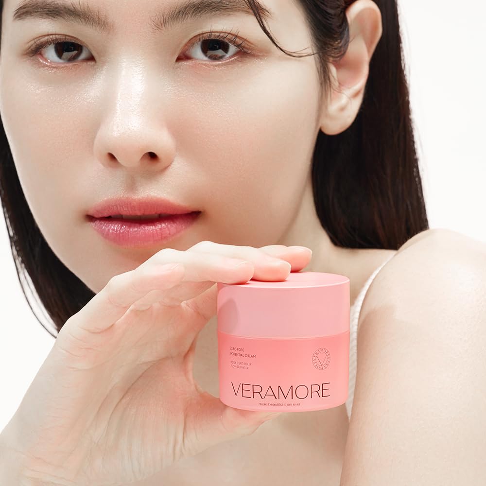 VERAMORE Zero Pore Potential Cream Pore Peptide Daily Moisturizing Cream 50ml, Care, Moisturizing, Spicule-Infused