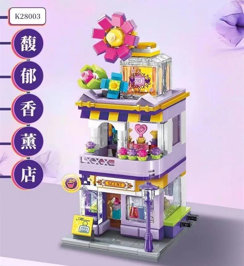 Keeppley Blocks Building Toys Puzzle City Corner Home Decor Gift K28001 K28002 K28003  K28004 K28005