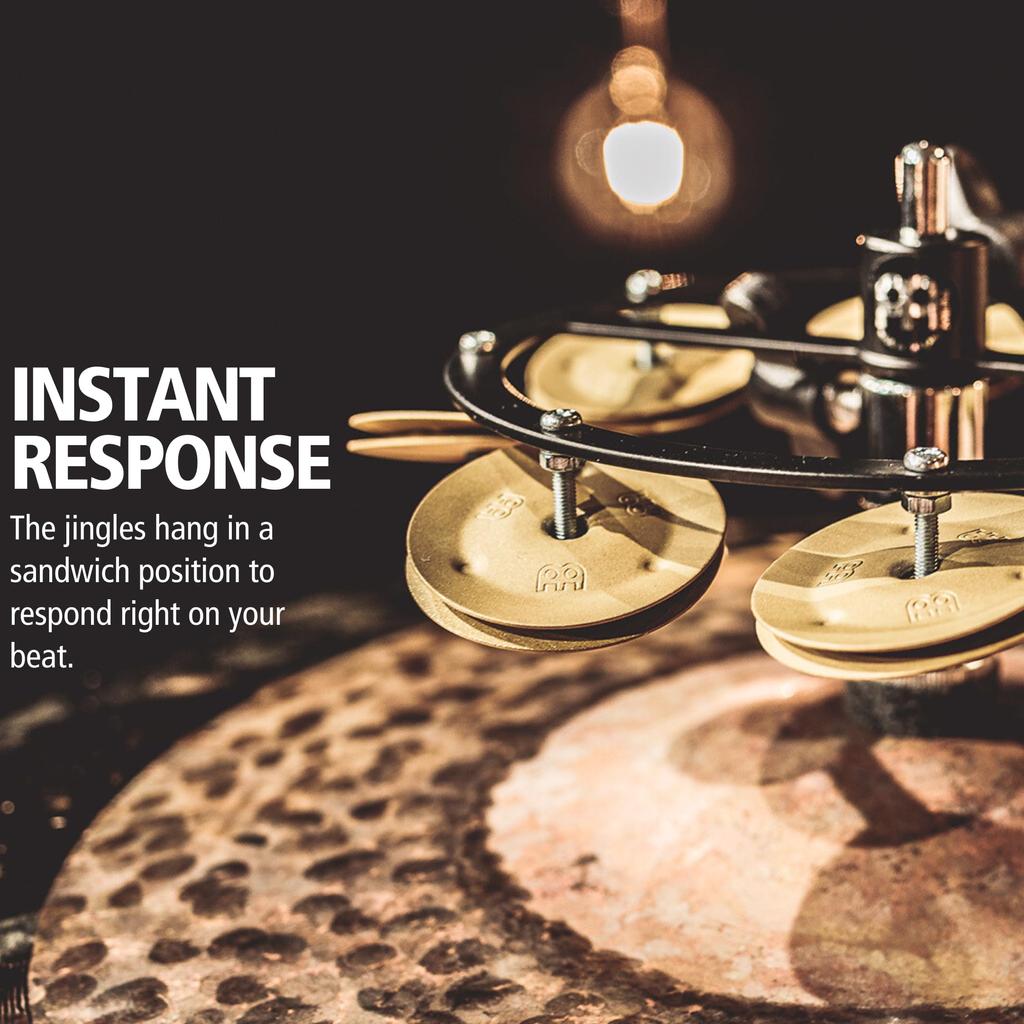 MEINL Cymbals Artist Series Hi-Hat Tambourine 5" HTHHBG (BENNY GREB)