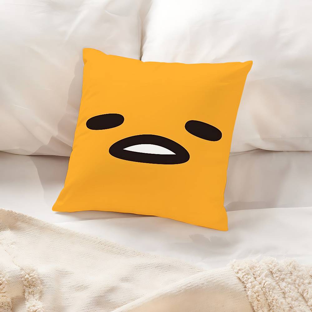 Cute G-Gudetama-s Pillow Case Cushion Cover Soft Cute Throw Pillow Case For Car Sofa Pillowcase Polyester With Zipper