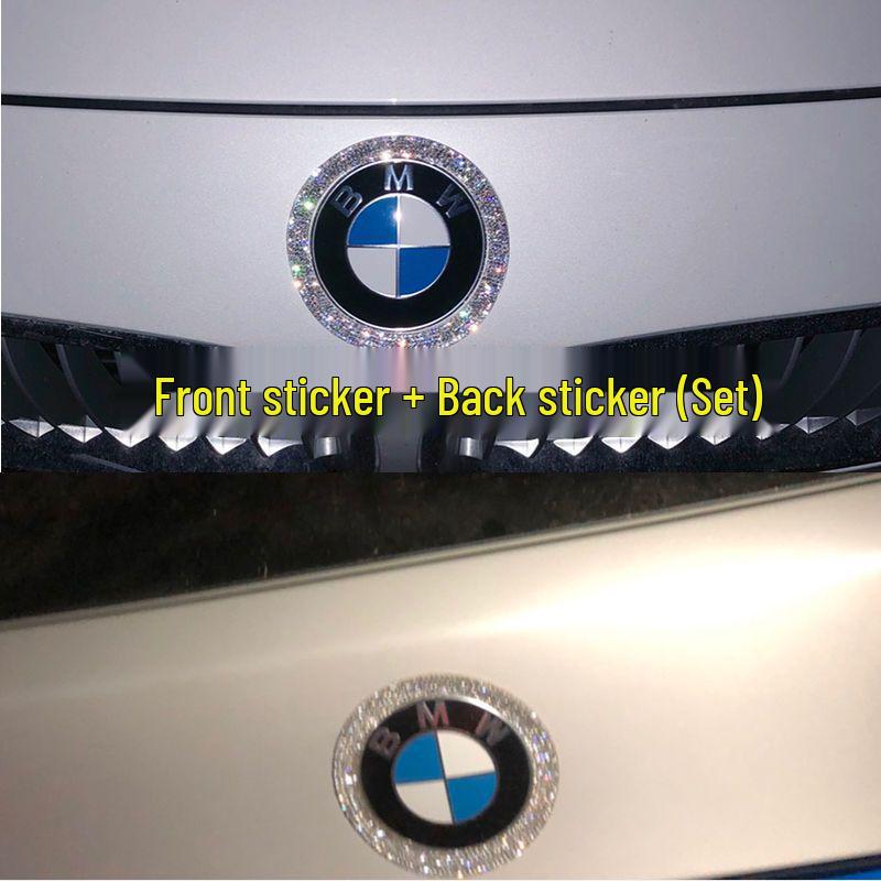 Autoaufkleber mit Kristall-Diamant-Logo für BMW 1er/3er/5er Reihe, X1/X2/X3/X5