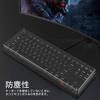 MAMBASNAKE Keyboard Dustproof Compatible with TLK Transparent Pressure Bending Storage Case Cover, Acrylic, 87-Key 80% Keyboards/Gaming Keyboards,