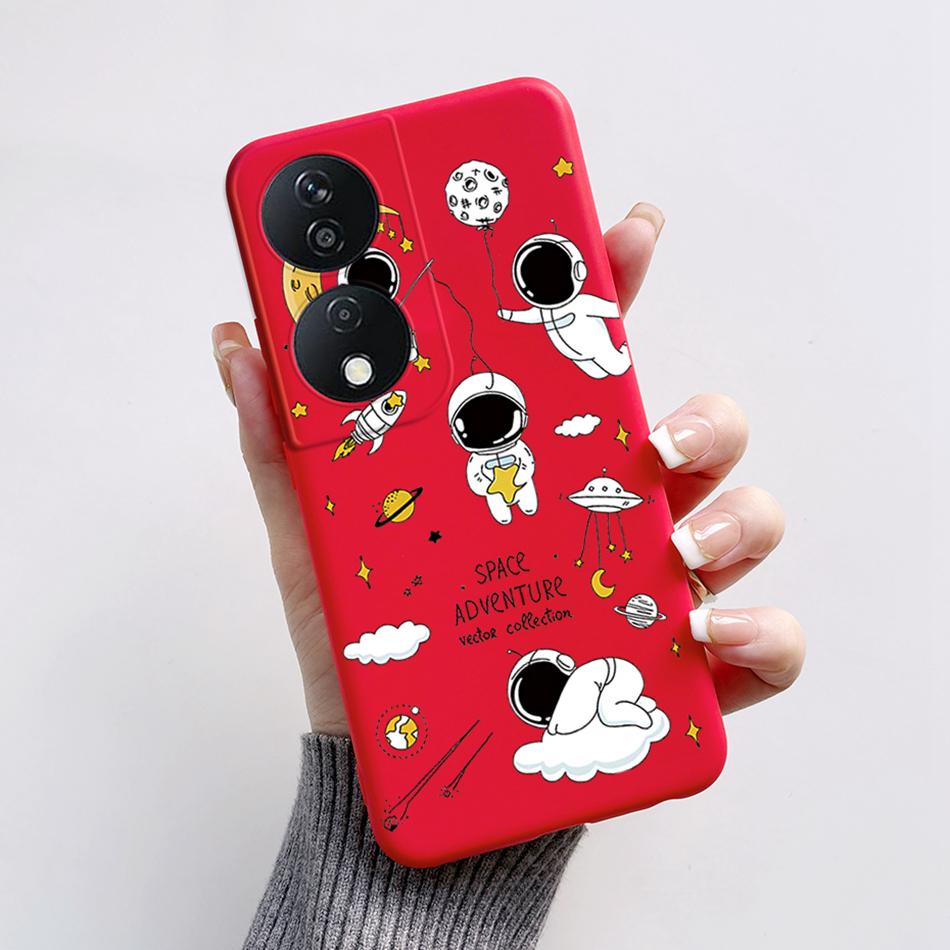 For Honor X7 X7a X7b Case Cute Astronaut Cartoon Cover Soft TPU Phone Case For Honor X7a X 7 a b HonorX7 HonorX7a HonorX7b Shell