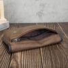Bolso bandolera de un solo hombro para hombre, bolso urbano sencillo con cabeza de tigre, bolso de Color Retro para hombre, bolso pequeño de cuero
