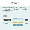 SANWA SUPPLY Gigabit PoE Extender with Magnet, Up To 100m Extension, AUTO-MDIX Function, LAN-EXPOE2