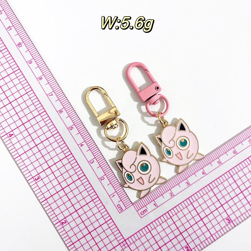 Creative Pokemon Keychain: Cute Pikachu Cartoon Bag Pendant & Zipper Pull