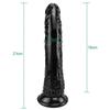 Realistic Soft Dildo Fake Penis Black Adult Sex Toys