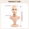 with Shoulder Display Hat Headwear Female Mannequin Head Bust Style C