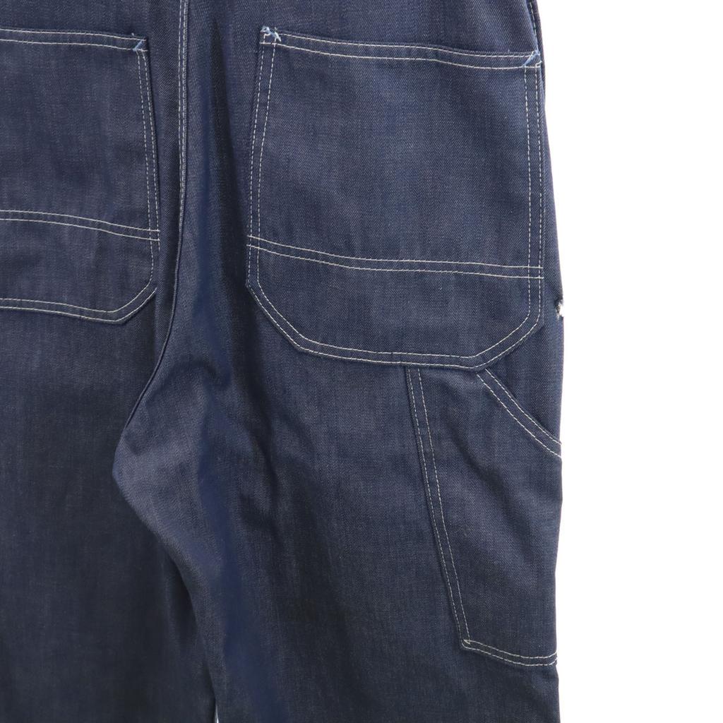 Sears 70s 80s vintage denim Overall Navy Painter Men's Used