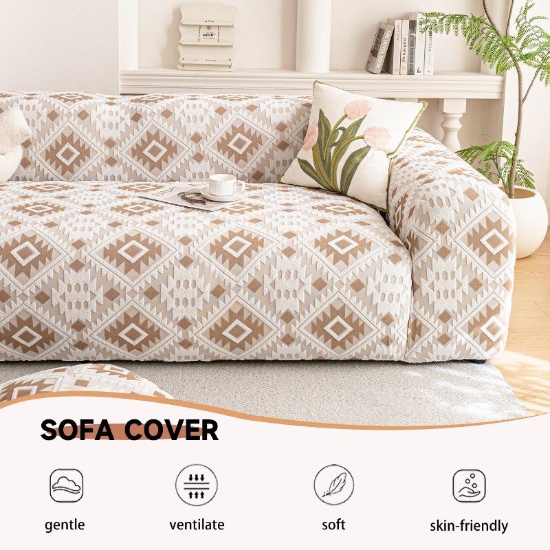 Copridivano in tessuto jacquard elastico Copridivano elasticizzato Copridivano componibile a forma di L Fodera angolare per soggiorno 1/2/3/4 posti