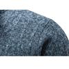 New Men's Sweater, High Street Pile, Pile Collar Pullover, Knit, Solid Color Base Layer