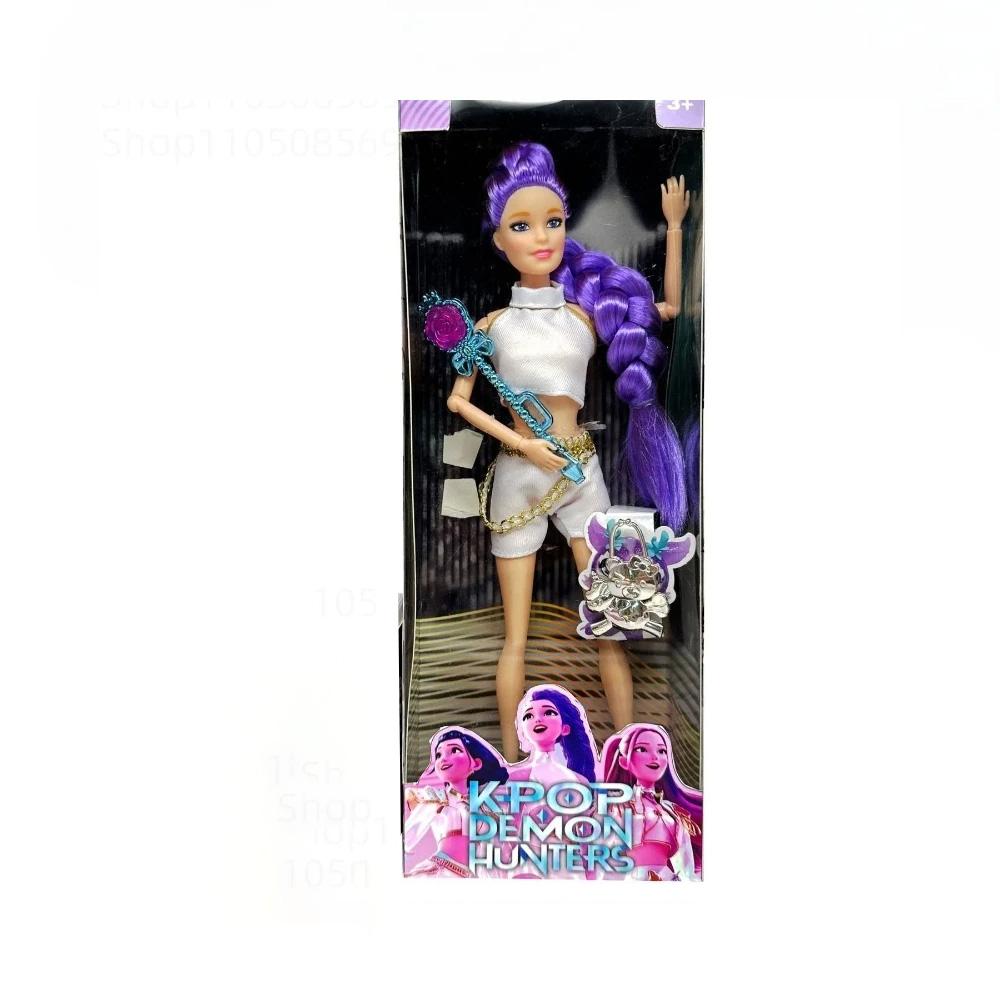 2026  Anime KPop Demon Hunters Doll Vinyl Toy Rumi Mira Zoi Character Vinyl Mask Figurine Birthday Christmas Gift Fan Club Gifts