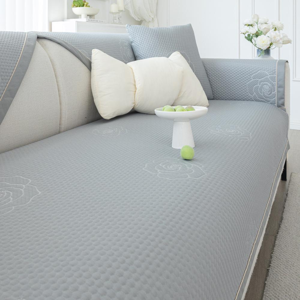 Sofa Cushion Summer Cool Doudou Cold  New Non-Slip Mat Seat Cushion Summer High-End Sofa Cover