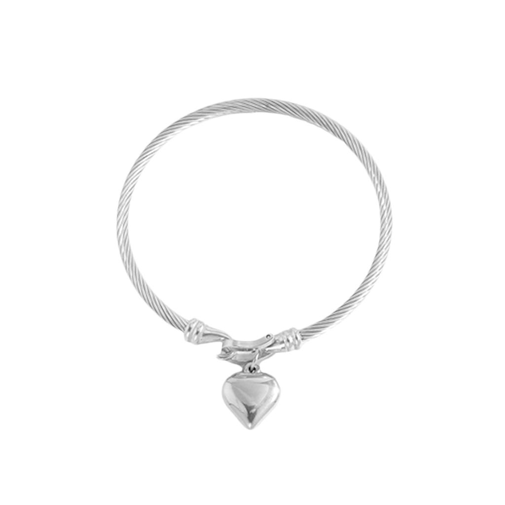 Bracelet Women's Bracelet Stainless Steel Heart Bracelet Fashion Personalized Horseshoe Hook Bracelet