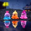 5pcs Cute Creative Little Octopus Rainbow Monster Model Doll House Resin DIY Decoration Desktop Car Ornaments Toys Gift
