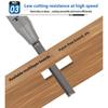 Straight Router Bits 1/4Inch Shank Double Flute Straight Grooving Bit Straight Router Bit for Woodworking Grooves