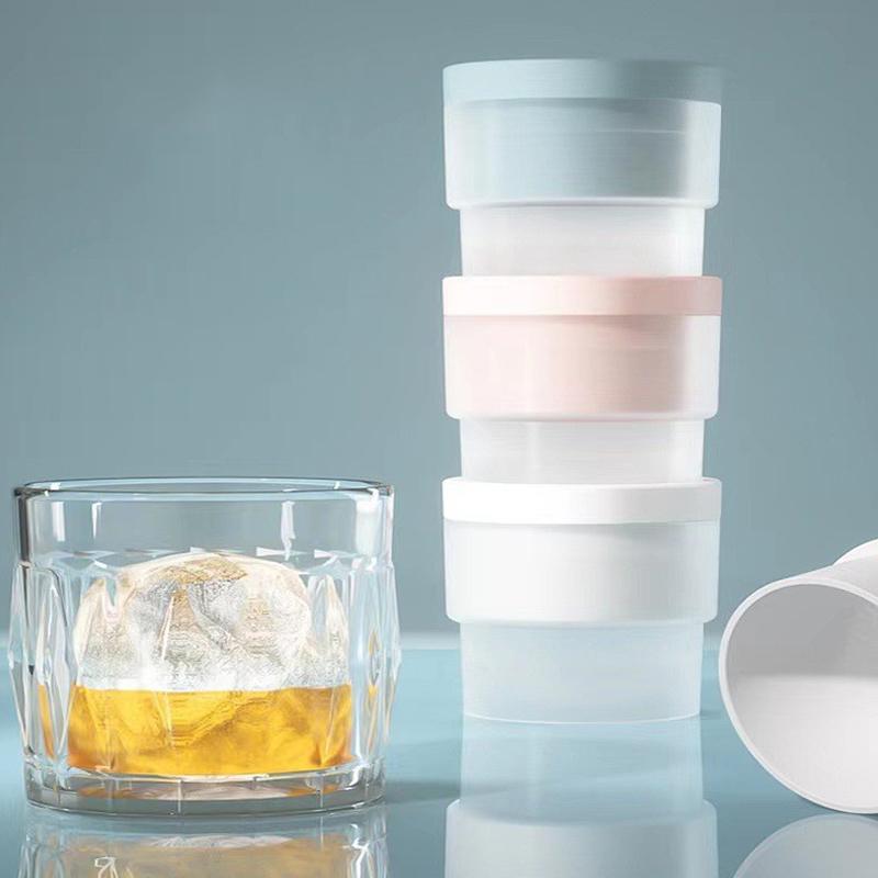Sphere Ice Cube Mold Kitchen Stackable Slow Melting Diy Round Ice Ball Making Mould For Cocktail Whiskey Drink