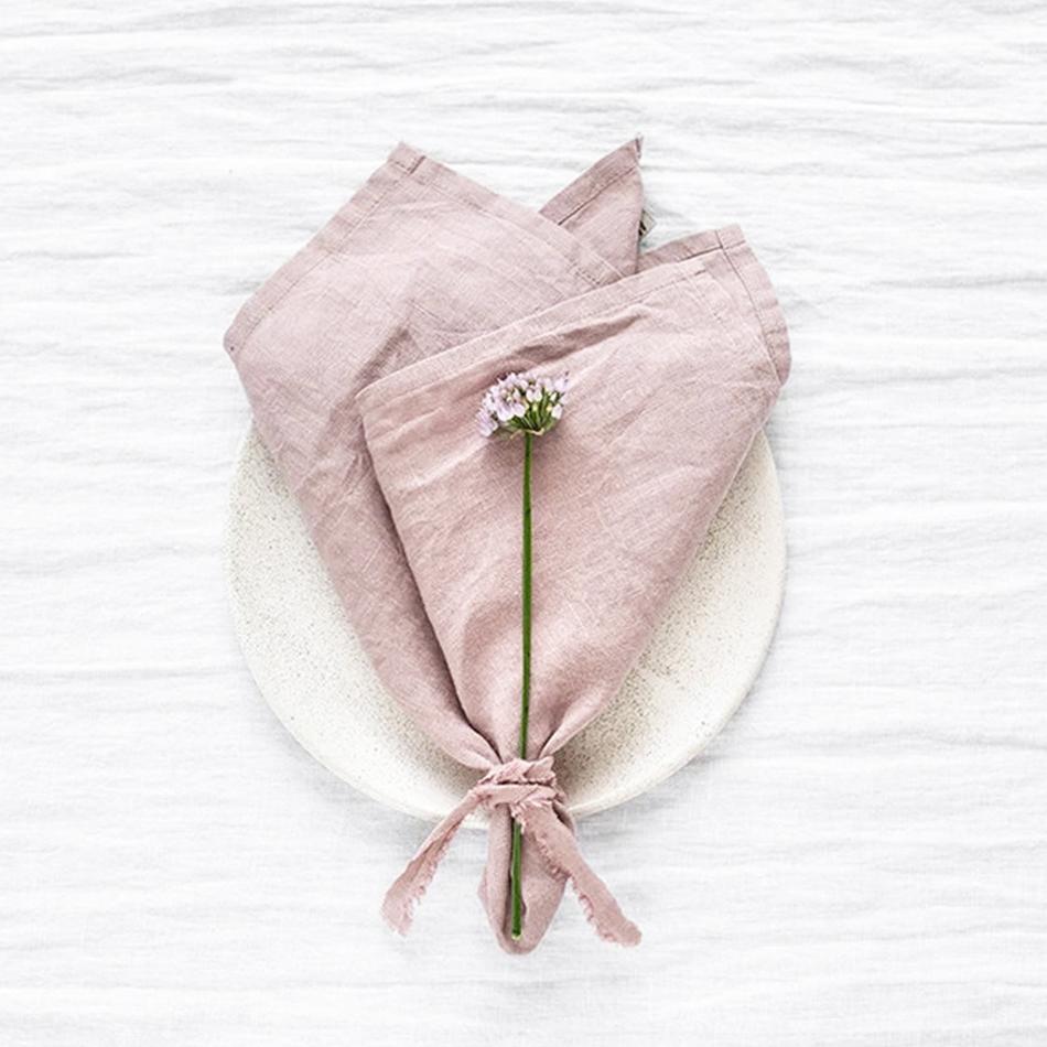 1 Pcs Linen Napkins 100% Flax Stonewashed Pure Linen 15.75 x 15.75 Inch Handcrafted Cloth Napkins Machine Washable