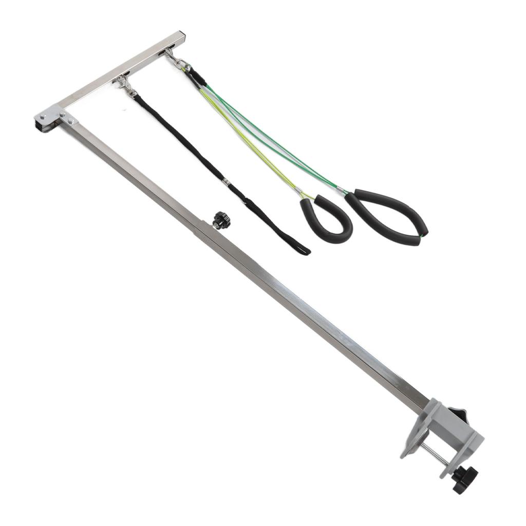 Dog Grooming Table Arm Height Adjustable 35in Foldable Dog Grooming Arm with Clamp and Noose