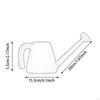 Small Watering Can Removable Nozzle 1.8L Long Spout Water Pot for Gardening Plants