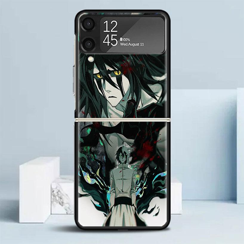 Bleach Ulquiorra Cifer 4 Phone Case For Samsung Galaxy Z Flip7 Flip6 5G Flip5 Flip4 Flip3 ZFlip 7 6 3 4 5 Shockproof Back Cover