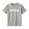 Oversized Male Tee Classic Plain Base Brisk Slogan Minimal Letter Soft Cotton Tshirt