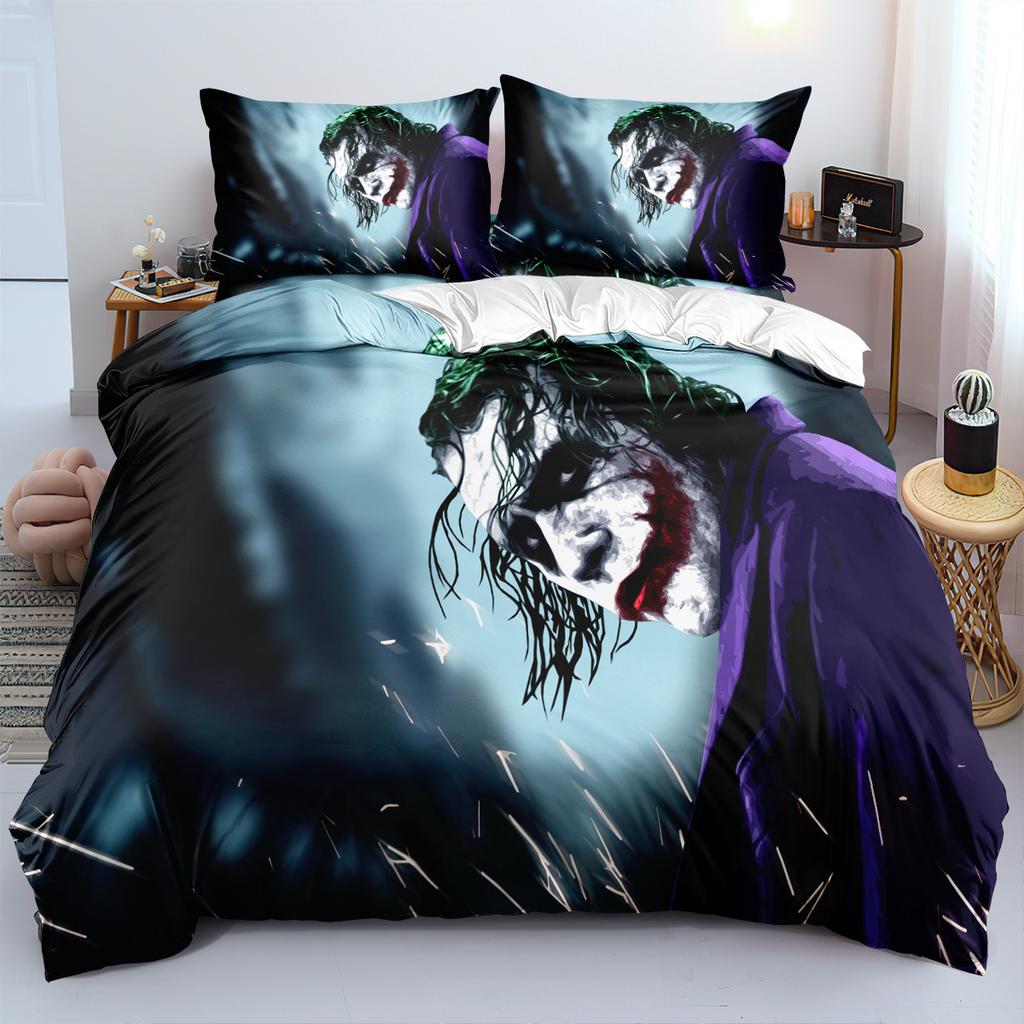 Clown Bedding Three-Piece 90-120G Abrasive Cloth 3D Digital Printing